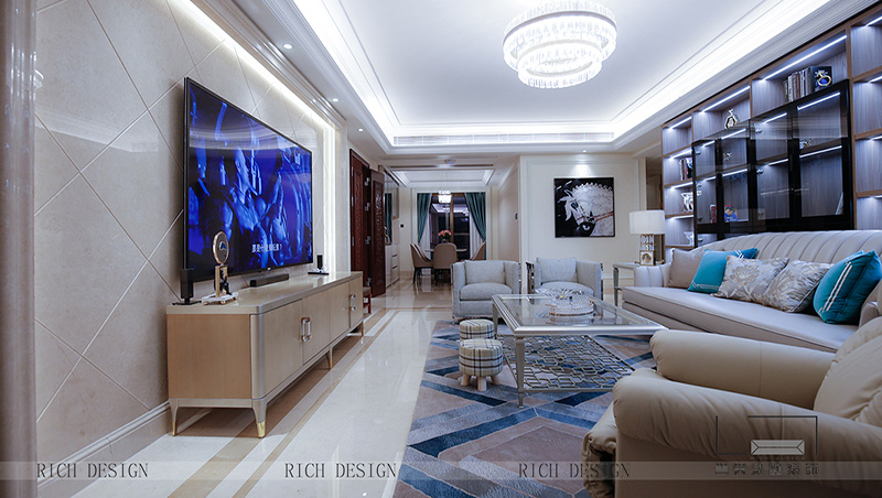 恒裕濱城現代簡約裝修完工實景圖