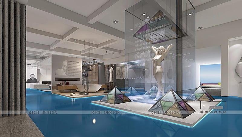 曼嘉衛(wèi)浴線下旗艦店門店裝修設計